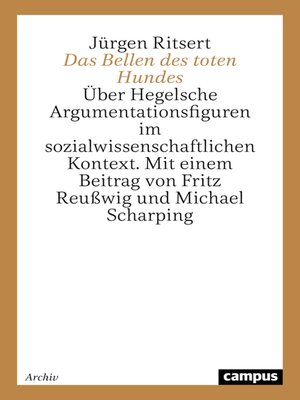 cover image of Das Bellen des toten Hundes